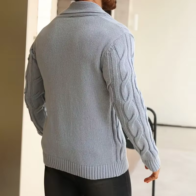 Elegant knitted cardigan for men™