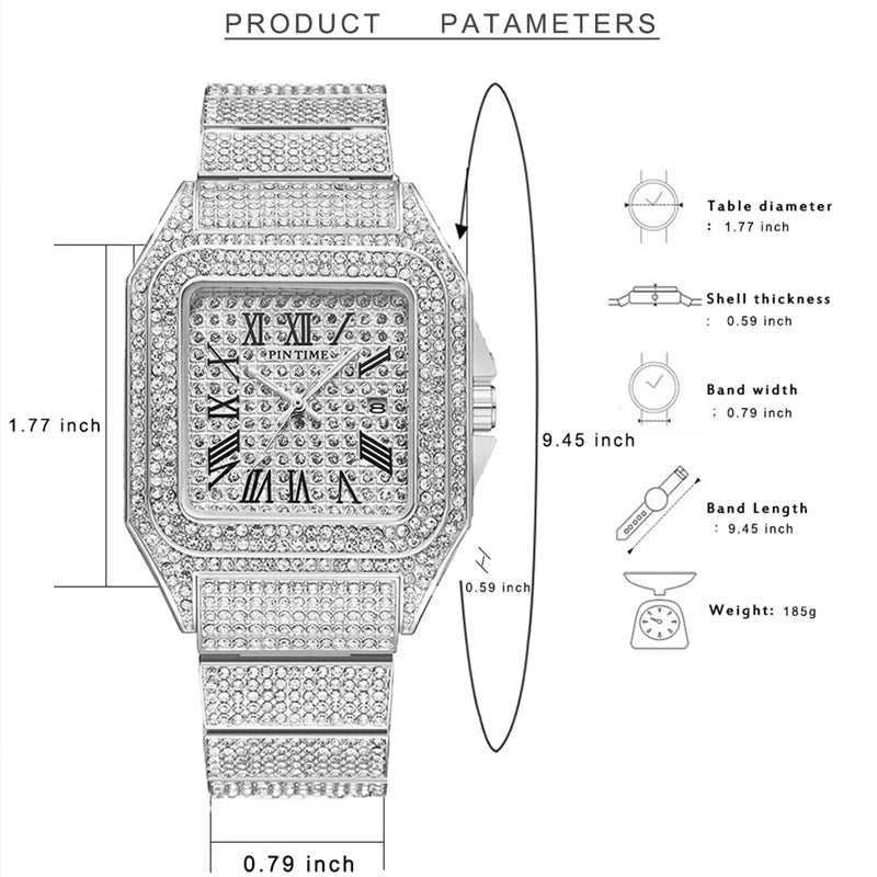 Elegant luxury watch with diamonds™