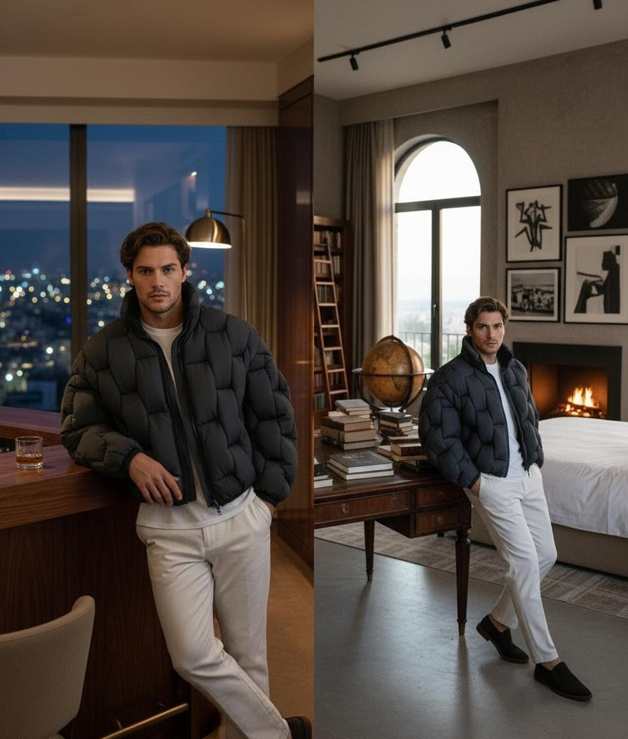 Stylish winter puffer jacket™
