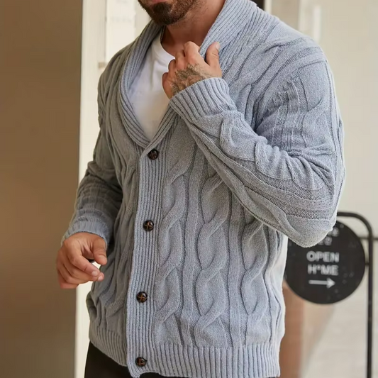 Elegant knitted cardigan for men™