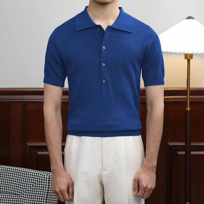 Elegant slim fit polo shirt TM