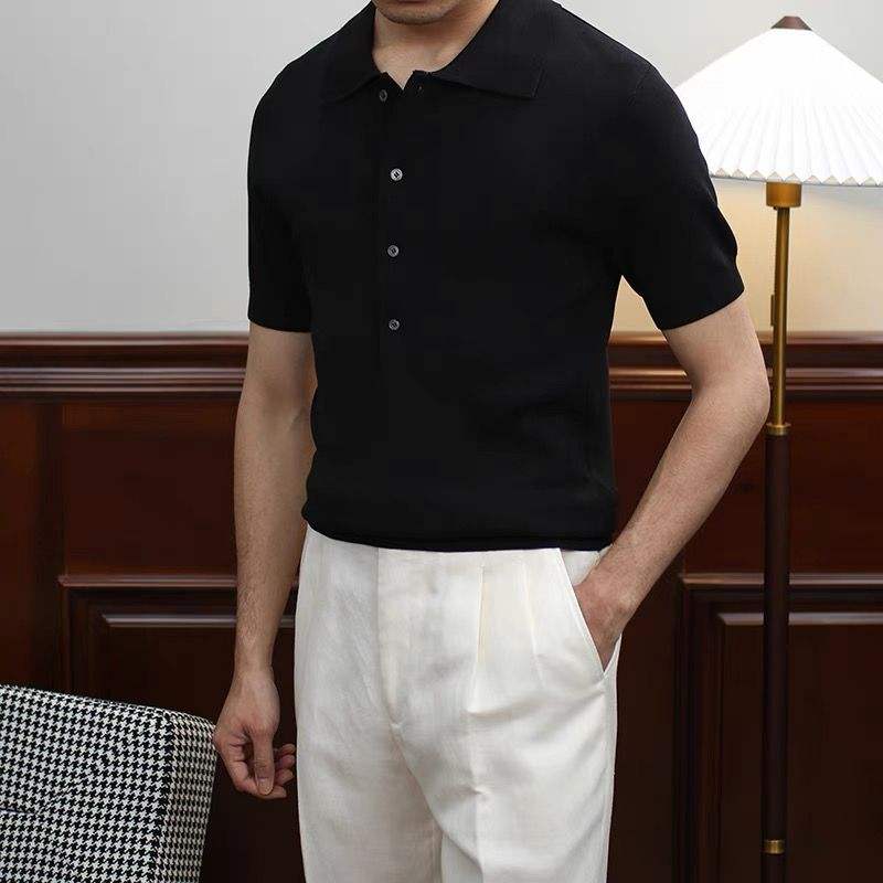 Elegant slim fit polo shirt TM