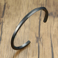 Elegant Mobius stainless steel bangle™