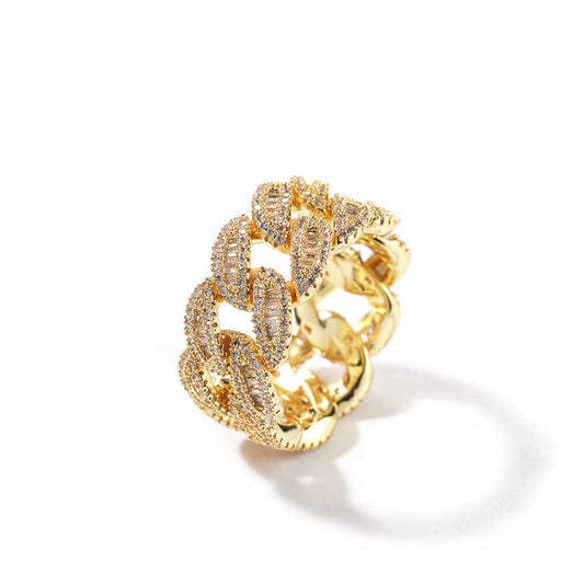 Cuban Link Glamour Ring™