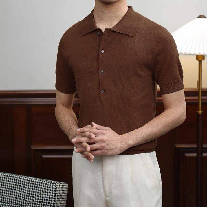 Elegant slim fit polo shirt TM