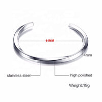 Elegant Mobius stainless steel bangle™
