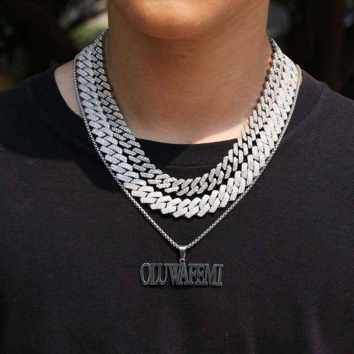 Cuban link chain with AAA zirconia™