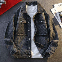 Stylish jacquard denim jacket™