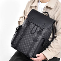 Premium leather business backpack™