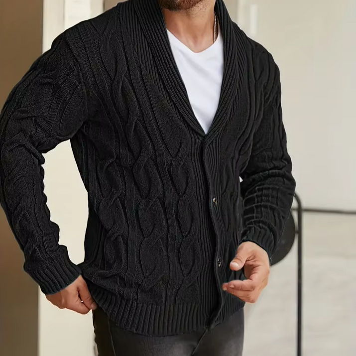 Elegant knitted cardigan for men™