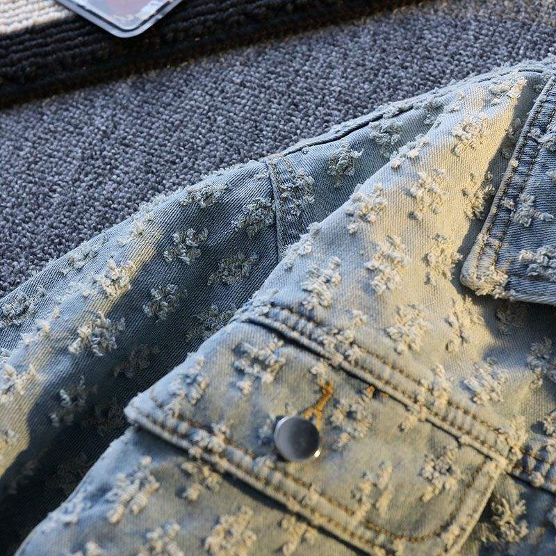 Stylish jacquard denim jacket™