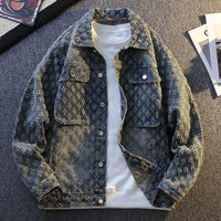 Stylish jacquard denim jacket™