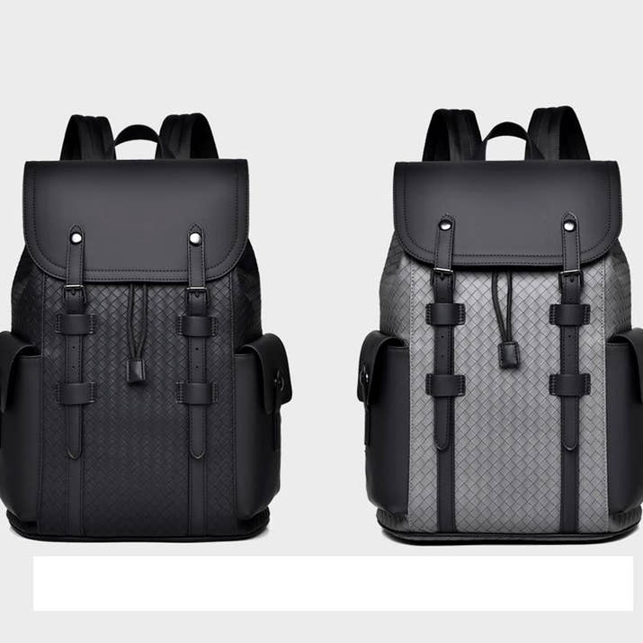 Premium leather business backpack™