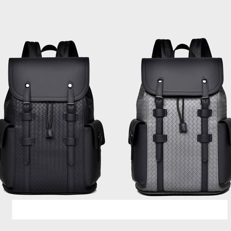 Premium leather business backpack™