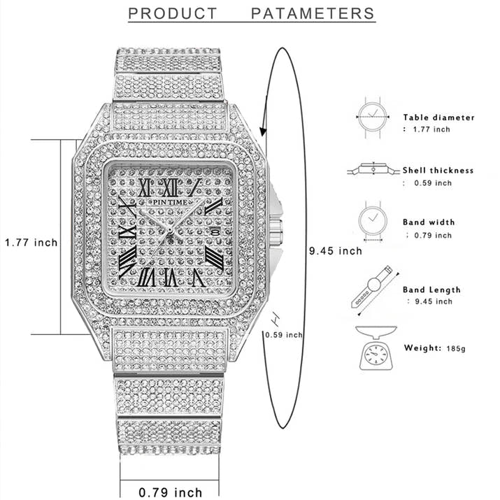 Elegant luxury watch with diamonds™